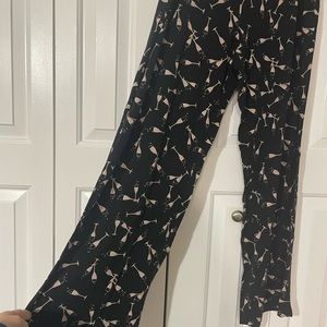 SOMA Large Lounging Pants-Champagne Glasses-New Year’s